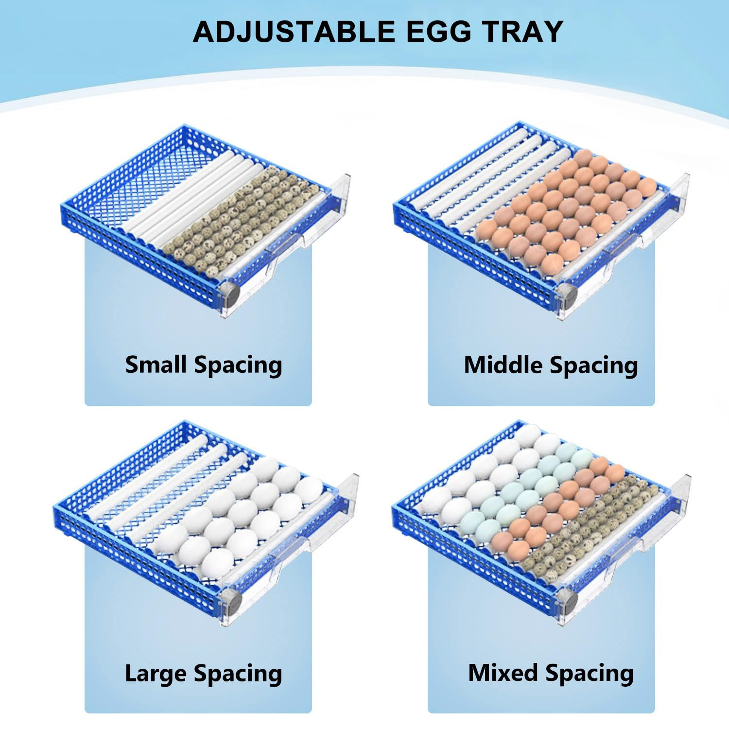 Automatic Eggs Incubator, Large Incubators for Hatching Eggs with Automatic Egg