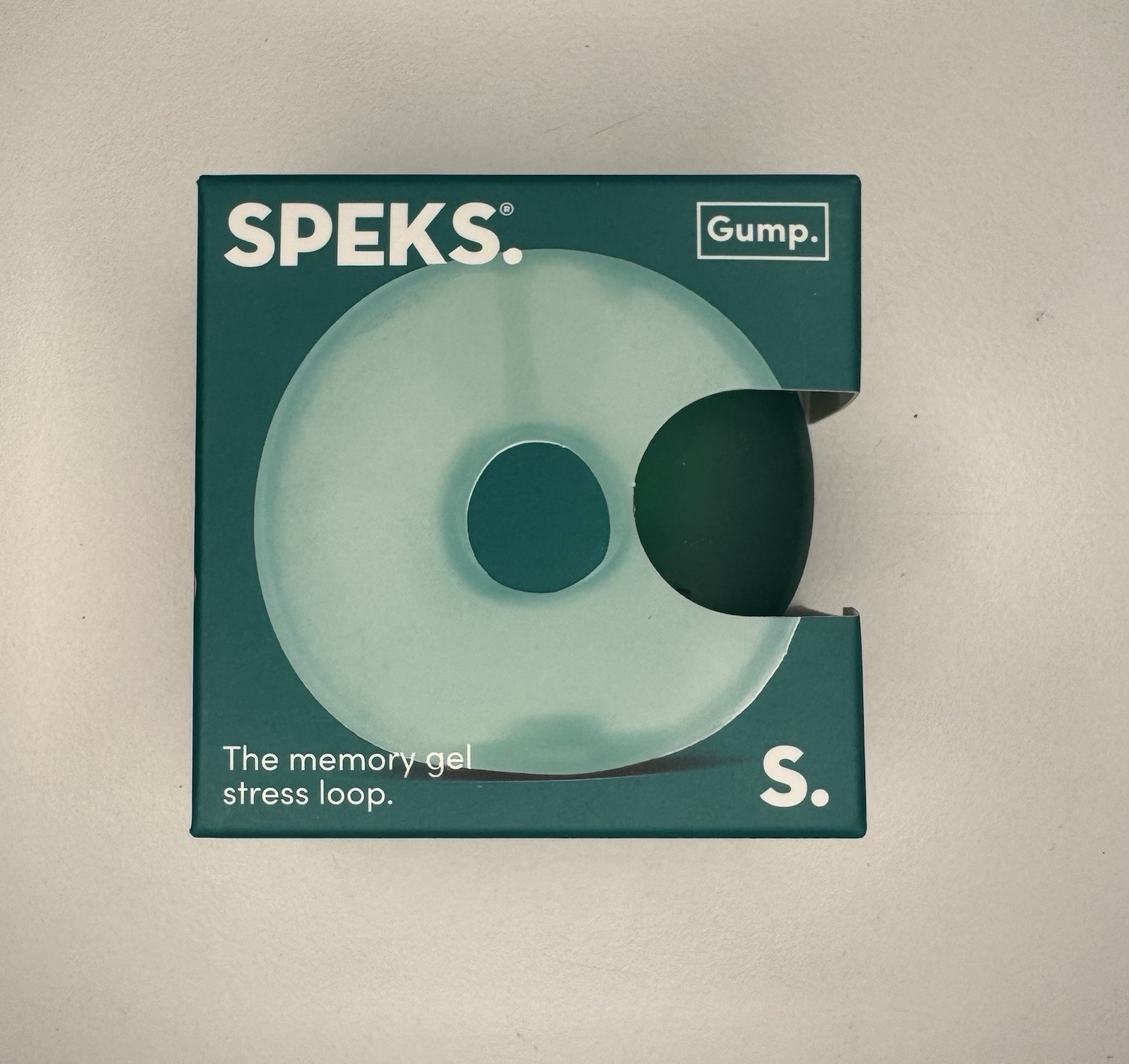 Speks Gump Memory Gel Squeeze ball donut Super Soft Palm Sea Glass Fidget New