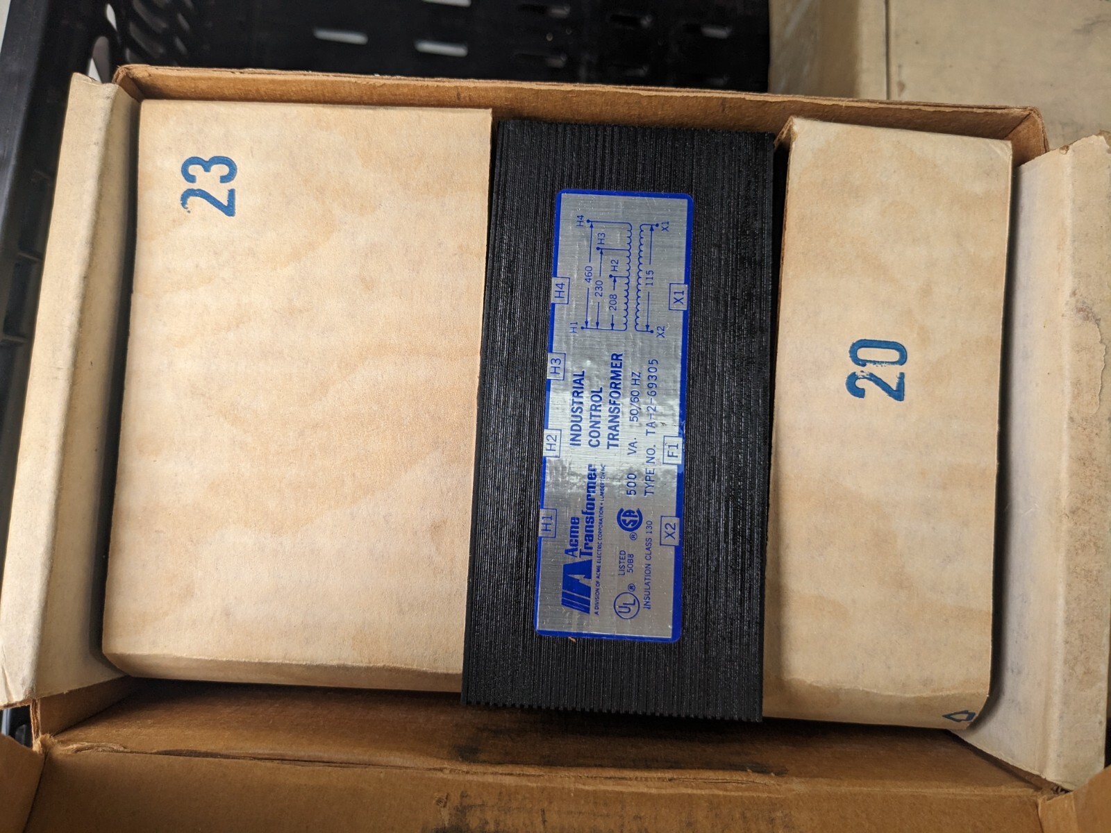 NIB Acme Transformer TA-2-69305 Industrial Control Transformer 500 VA 1 Ph
