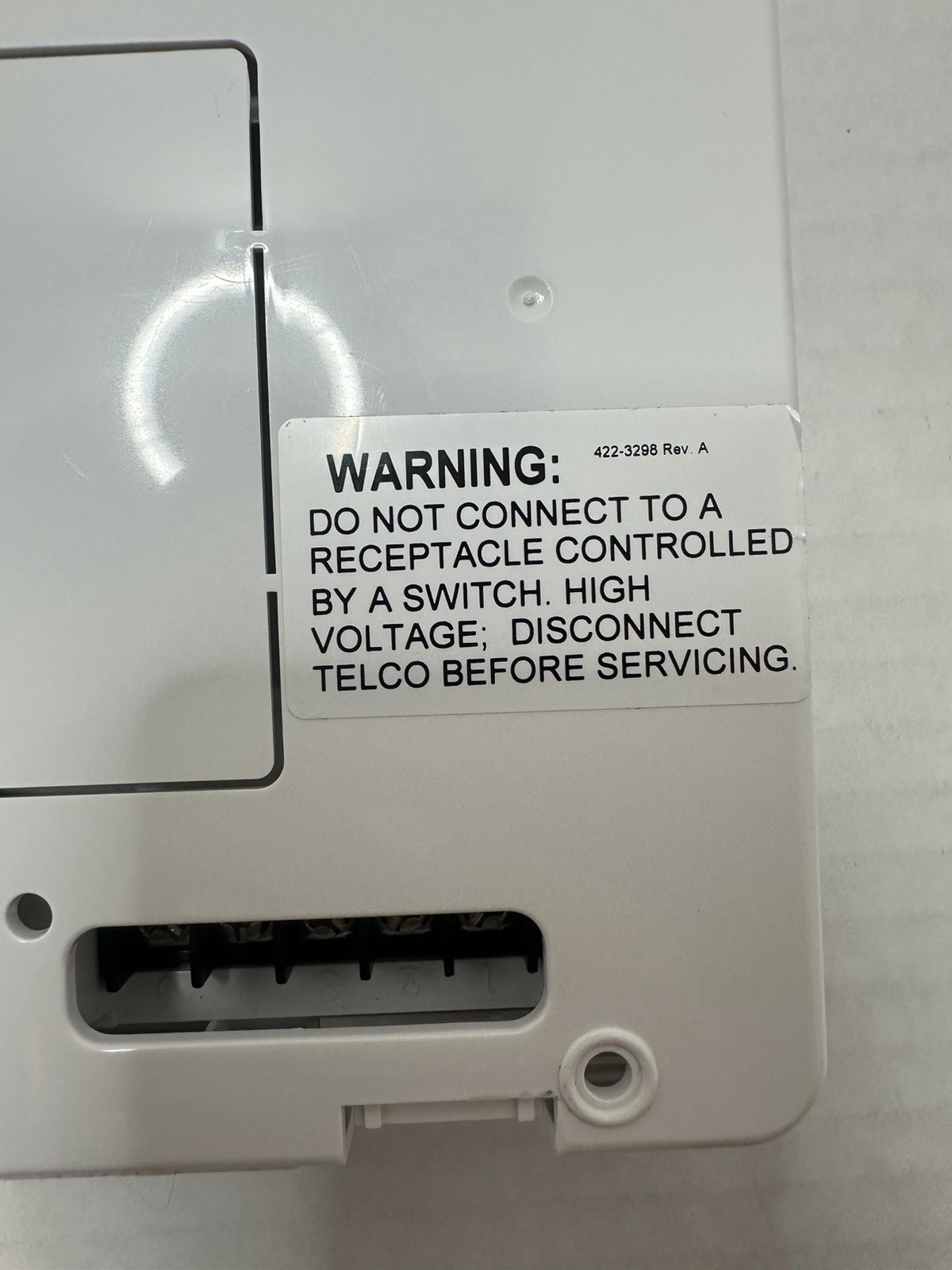 Interlogix Simon XTi Control Panel with transformer 600-1054-95R-12