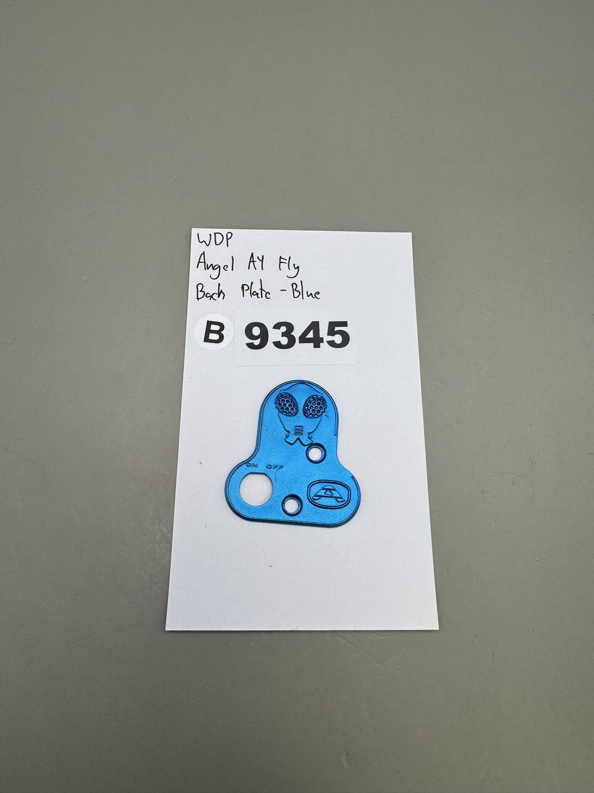 WDP Angel A4 Fly Back Plate - Blue