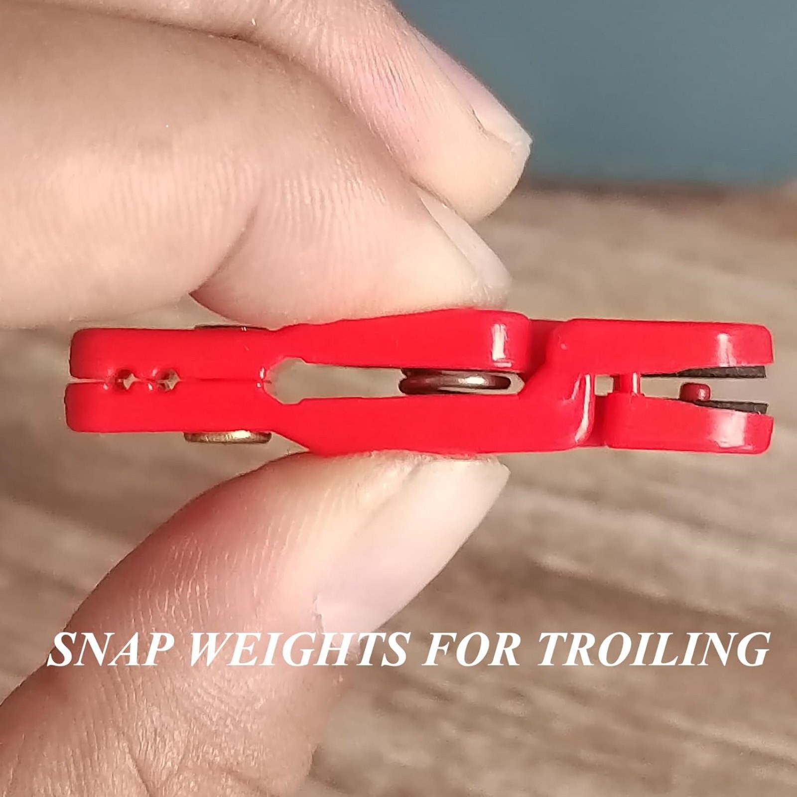 10* Red Quick-Release Clips With Strong Gripping Force For Fishing Line New
