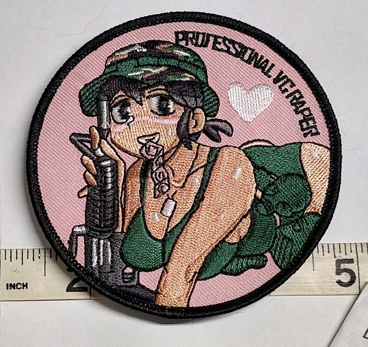 Anime Patch Embroidered Hook And Loop Waifu Ecchi Tactical Moral Airsoft D