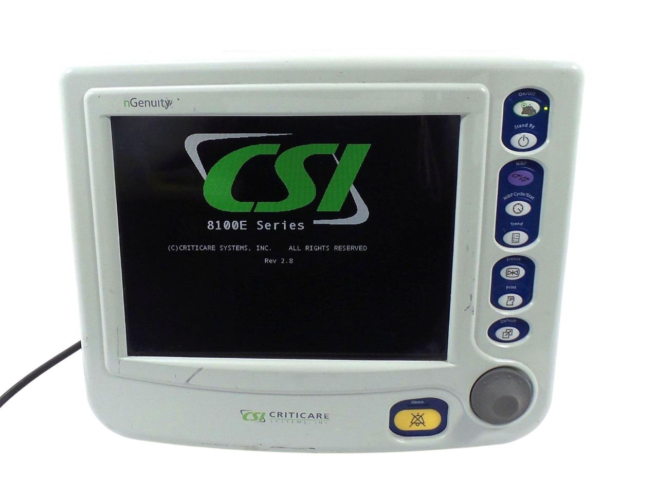 CSI Criticare nGenuity 8100E Patient Monitor - Free Shipping