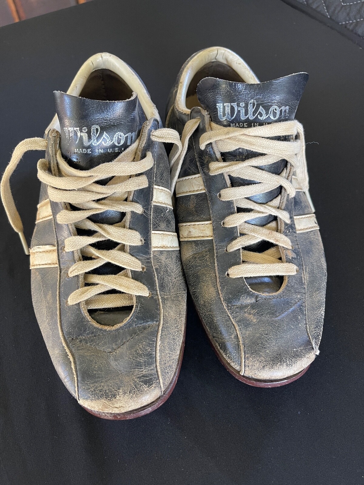 VTG Wilson Soccer/Football Cleats Shoes Made in USA Sz 7 Model 993