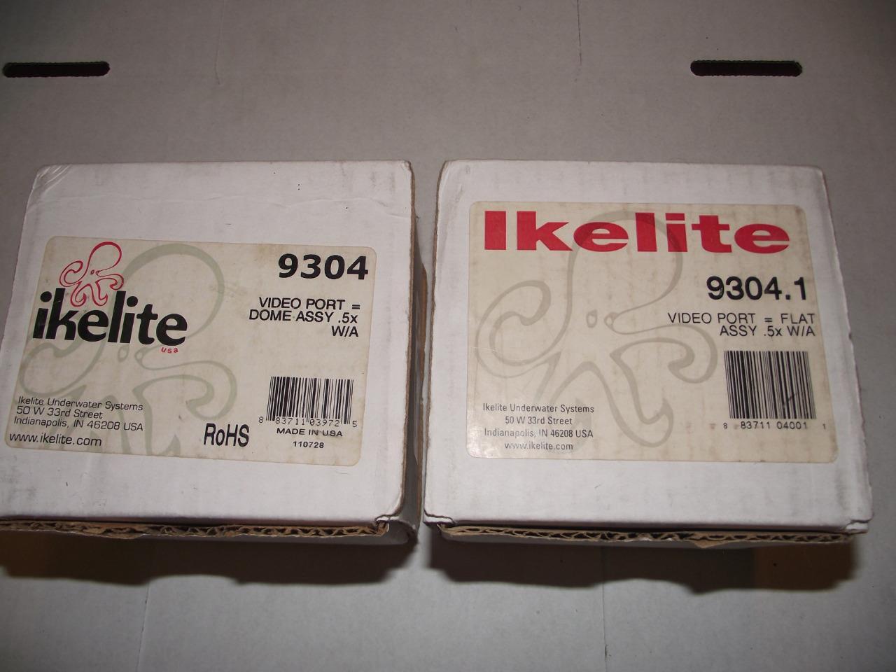 LOT OF 2 IKELITE VIDEO PORTS F Raynox HD-5050 Wide Angle Lens ON SONY CAMCORDES