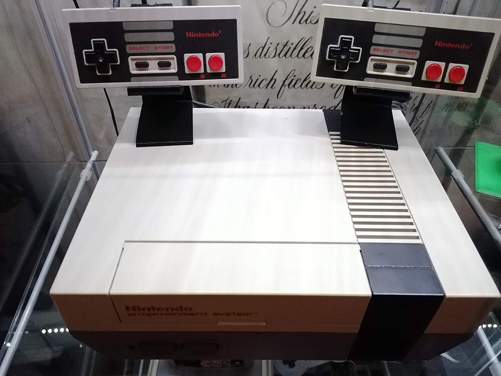 Nintendo NES and SNES Controller Stand Gamepad Display Vintage Joystick Holder