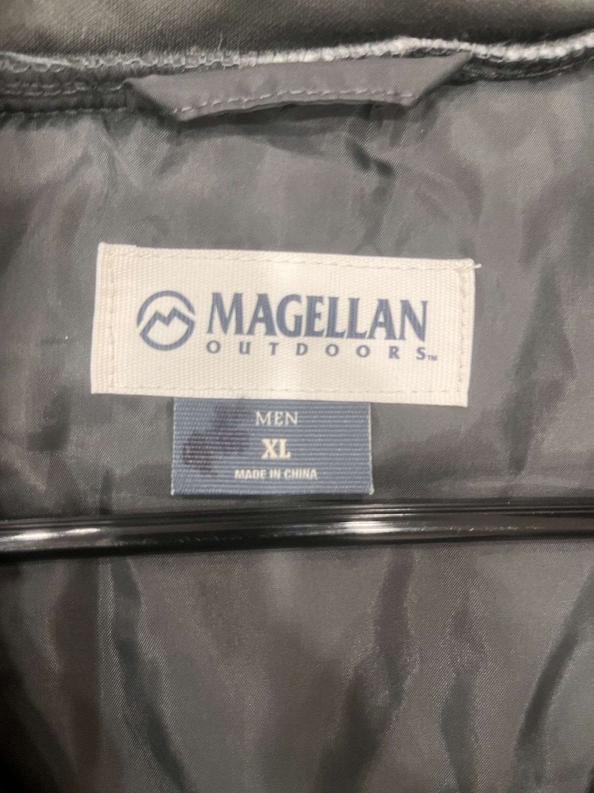 Men’s Magellan Jacket XL Full Zip Outdoors Jacket Gray