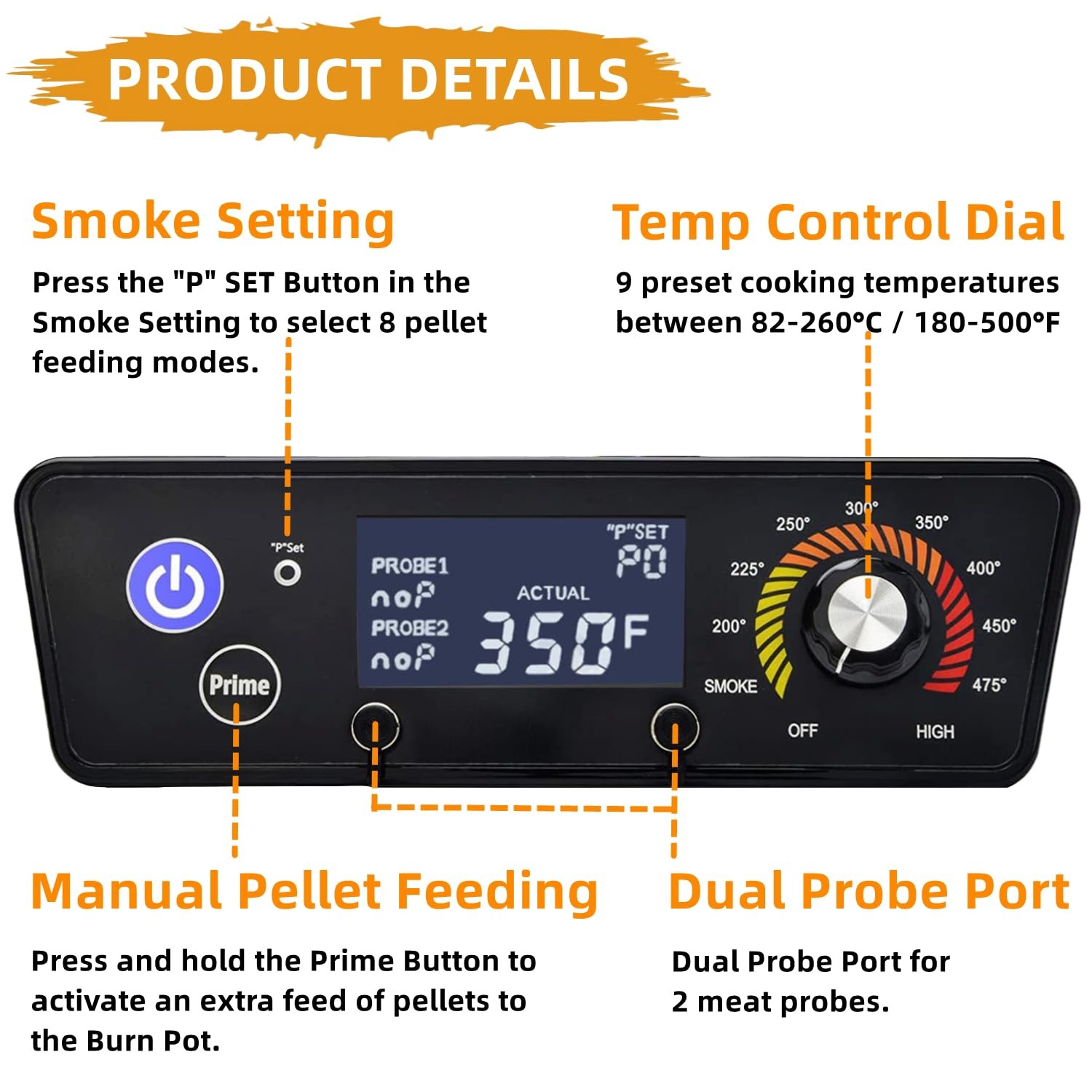 Upgraded Digital W/LCD Display Control Board Replacement Parts for Pit black
