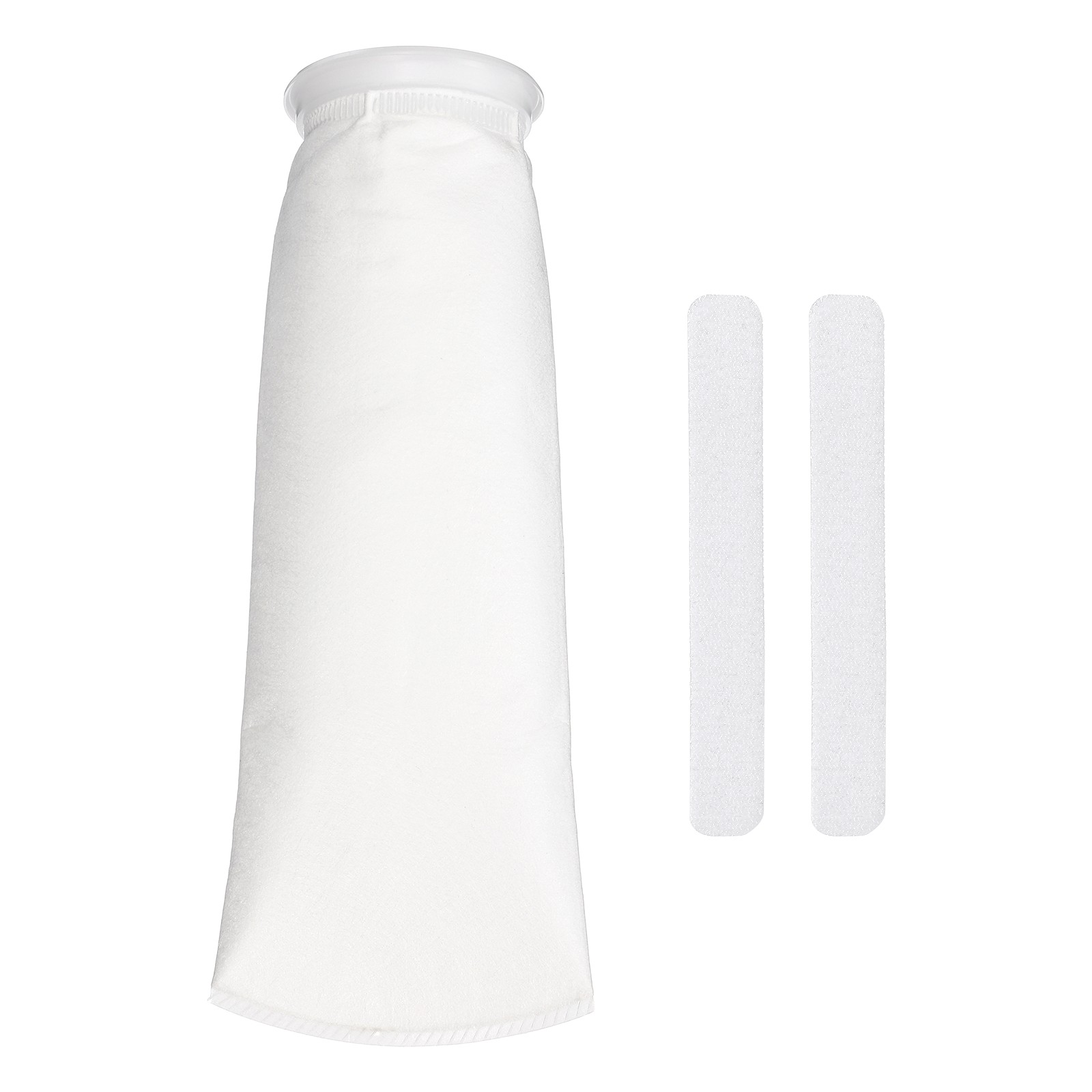 Mesh Filter Socks, Aquarium Filter Bags(1 Micron, 4.1" Ring, 15" Long)