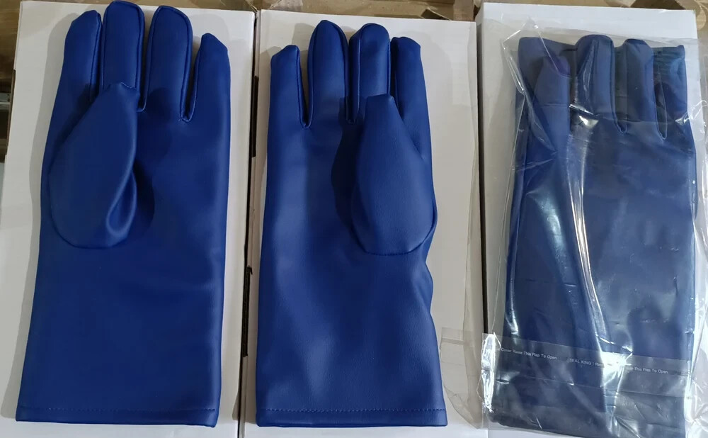 X-Ray Lead Gloves , Radiation Protective Blue Colour with 0.5mm, Free Shipping