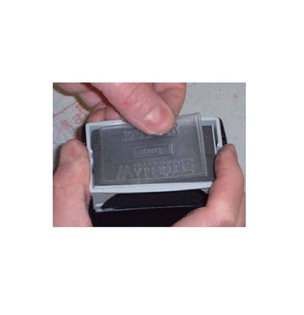 Replacement Rubber Plate (Die Plate) For Any Rectangle Self Inking Stamp