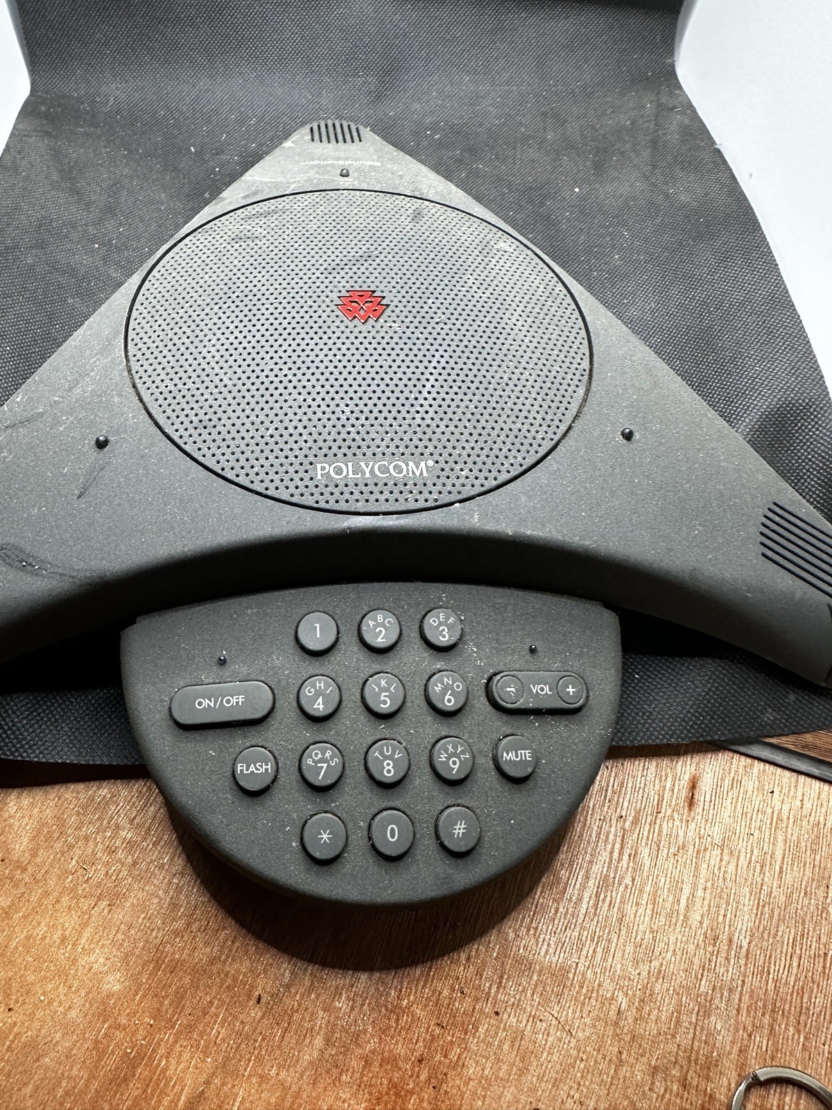 Polycom SoundStation 2201-03308-001 F Conference Phone w/ Premier Wall Module