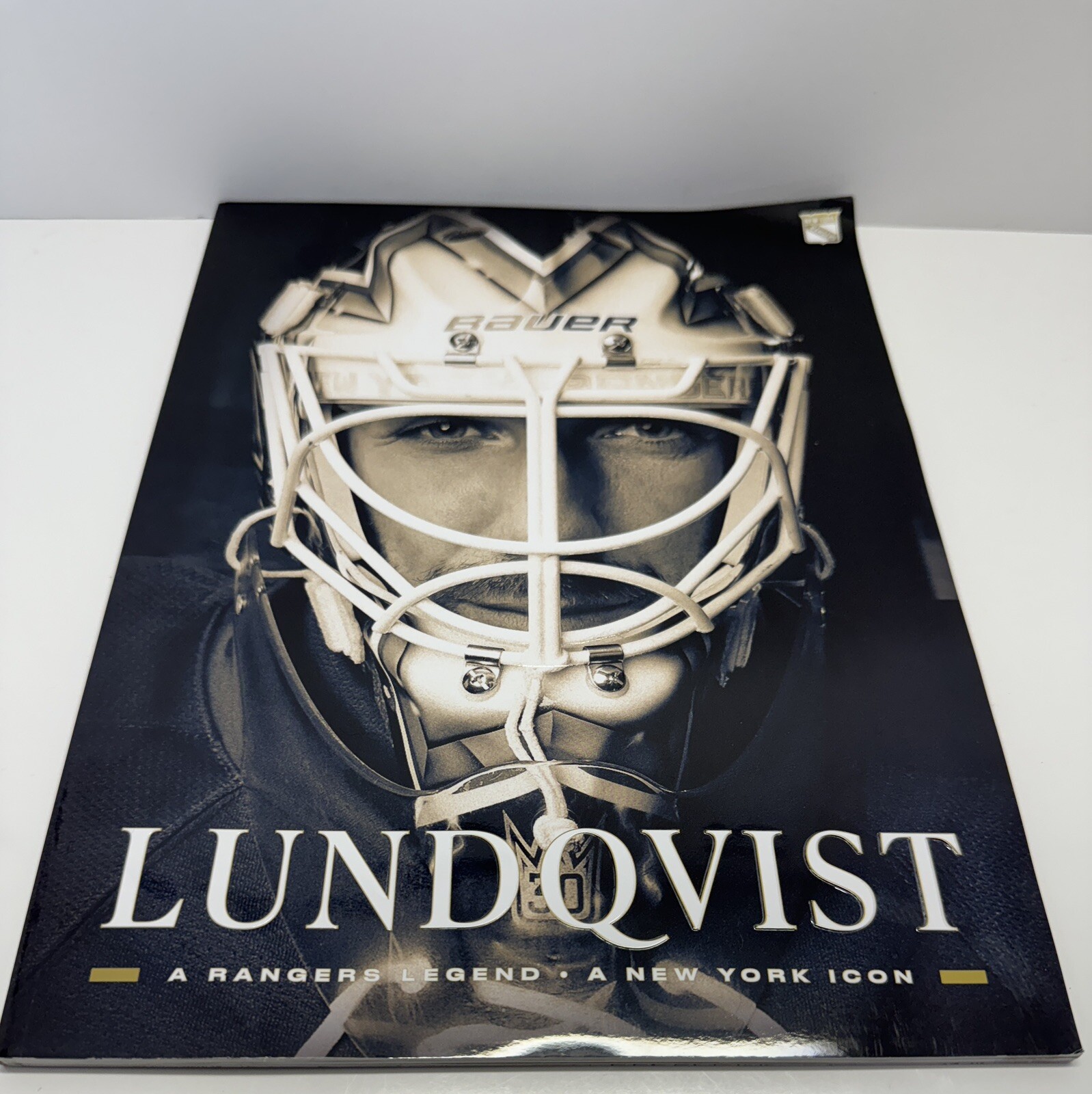 Henrik Lundqvist #30 Retirement Night 1/28/2022 Commemorative Program