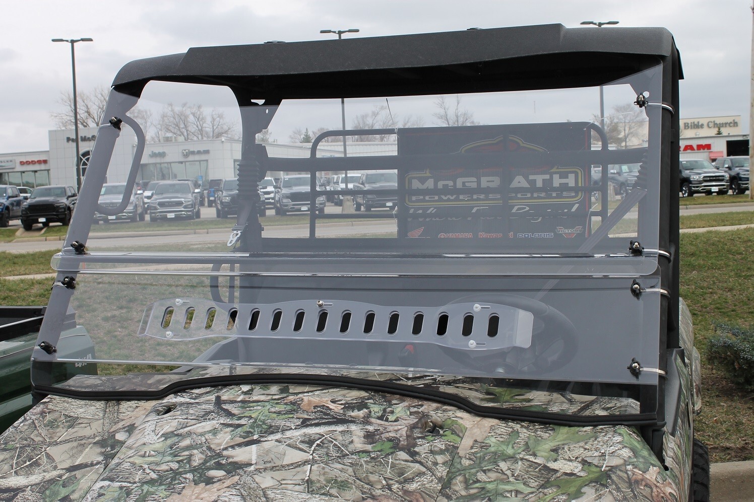 KAWASAKI MULE PRO MX 2019-2026 2-Piece VENTED WINDSHIELD