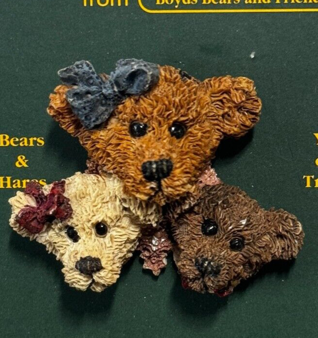 Boyd's Bears - Bearwear Pin 3 Bears New #2619