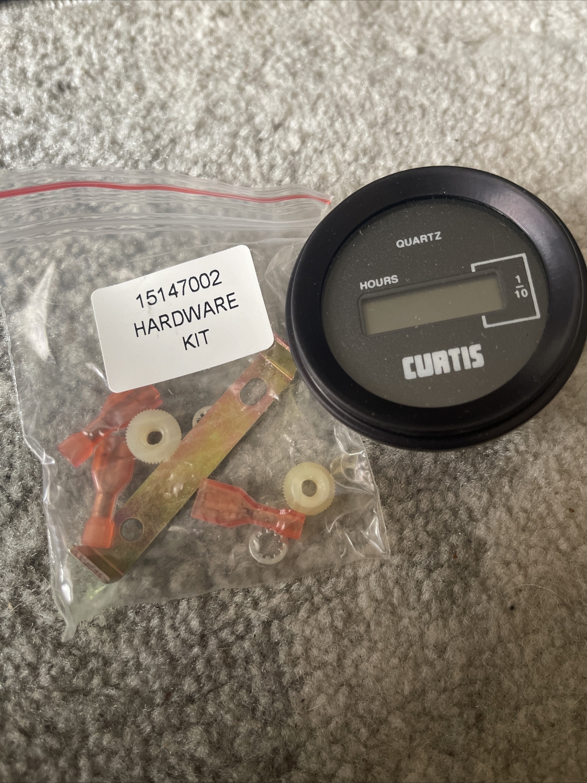 Universal Forklift Digital Hour Meter Cluster with Installation Bracket