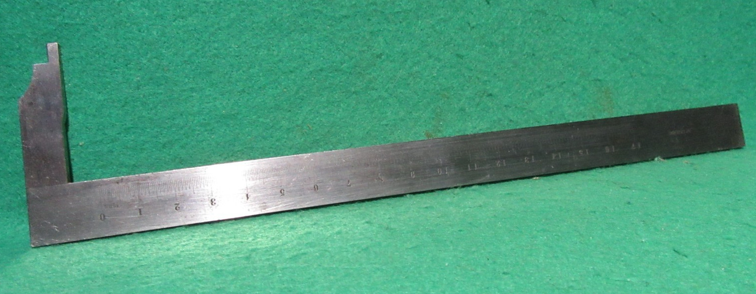 Vintage Starrett Vernier Caliper NO. 122 E & M 7" PART