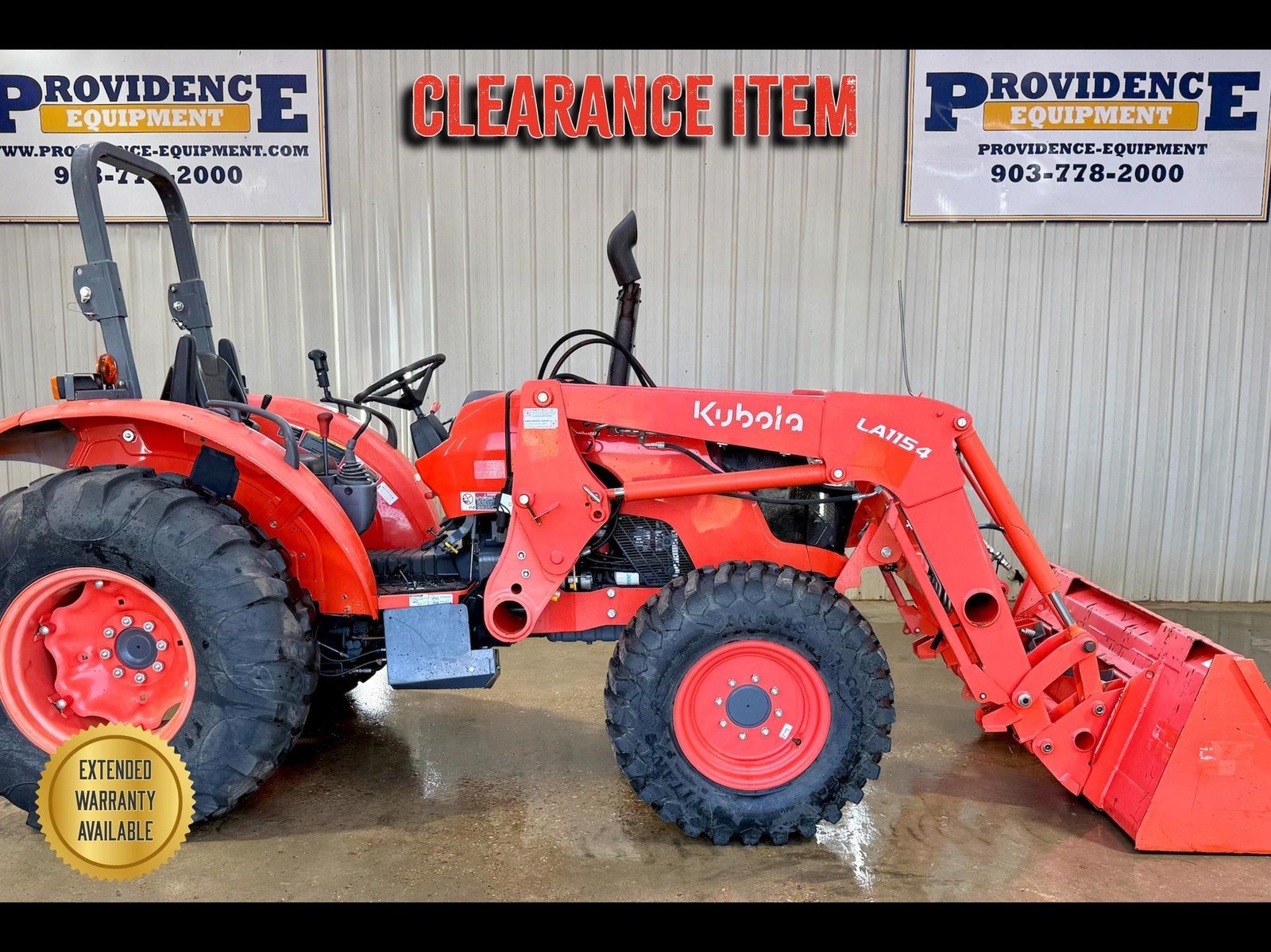 2022 KUBOTA M6060HD OROPS 4WD LOADER TRACTOR WITH LOADER
