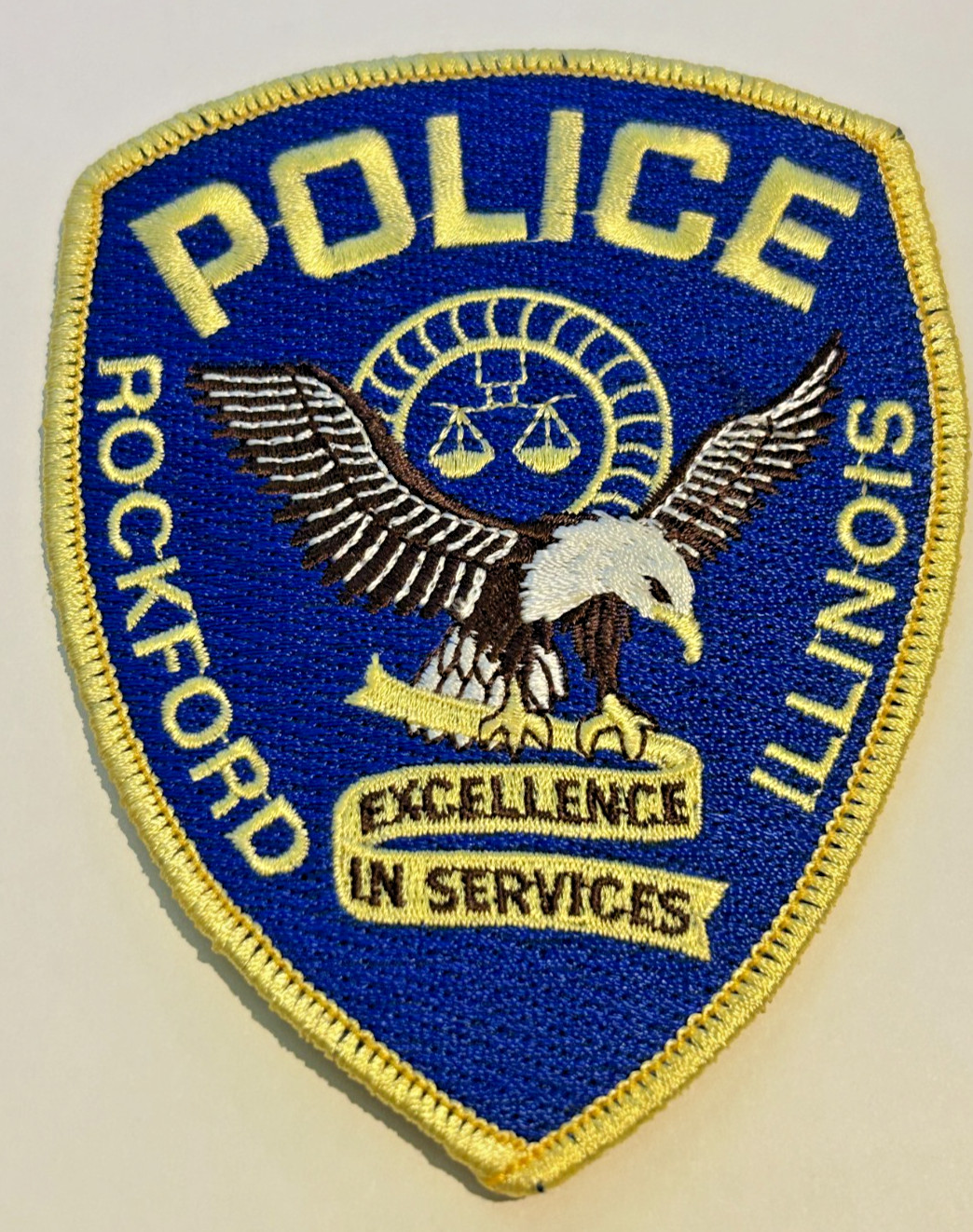 Rockford Illinois Police Patch Unused