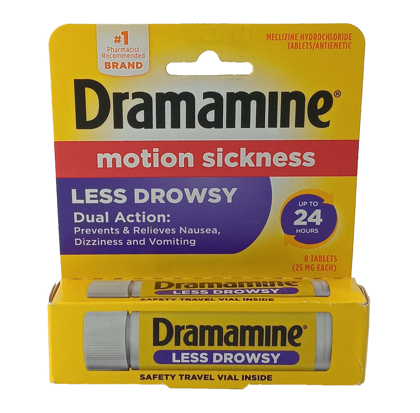 Dramamine Motion Sickness Prevents & Relieves Nausea Dizziness Vomiting