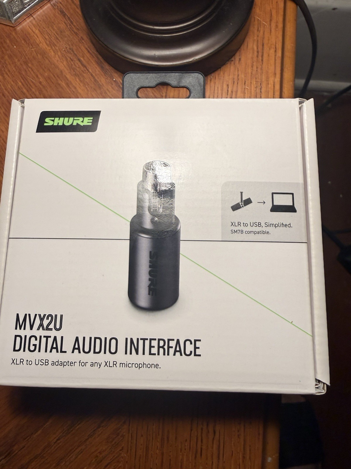 Shure MVX2U Portable XLR to USB-C Audio Interface w/ Phantom Power