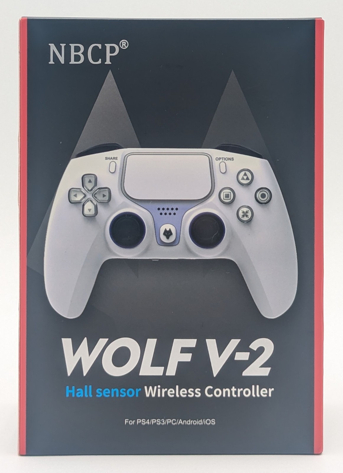 NBCP Wolf V-2 Wireless Pro Controller for PS4 PC | New & Sealed