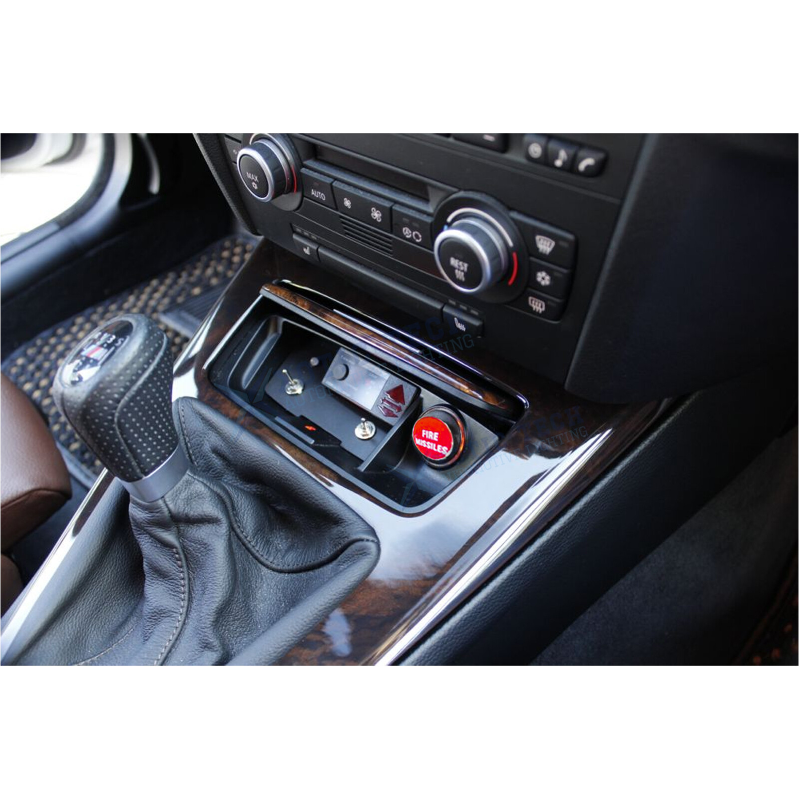 Fire Missile Push Button Design Car Cigarette Lighter Plug Socket Dust Cap Cover