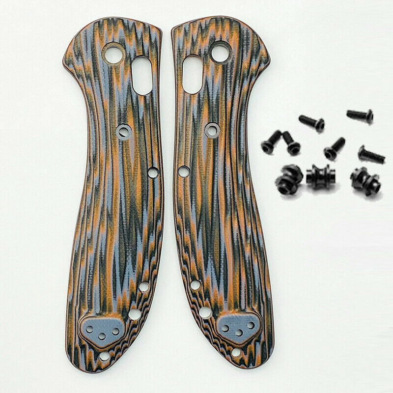 Handle G10 Patch Custom Grips Shank Scales For Benchmade Griptilian 551 1Pair US