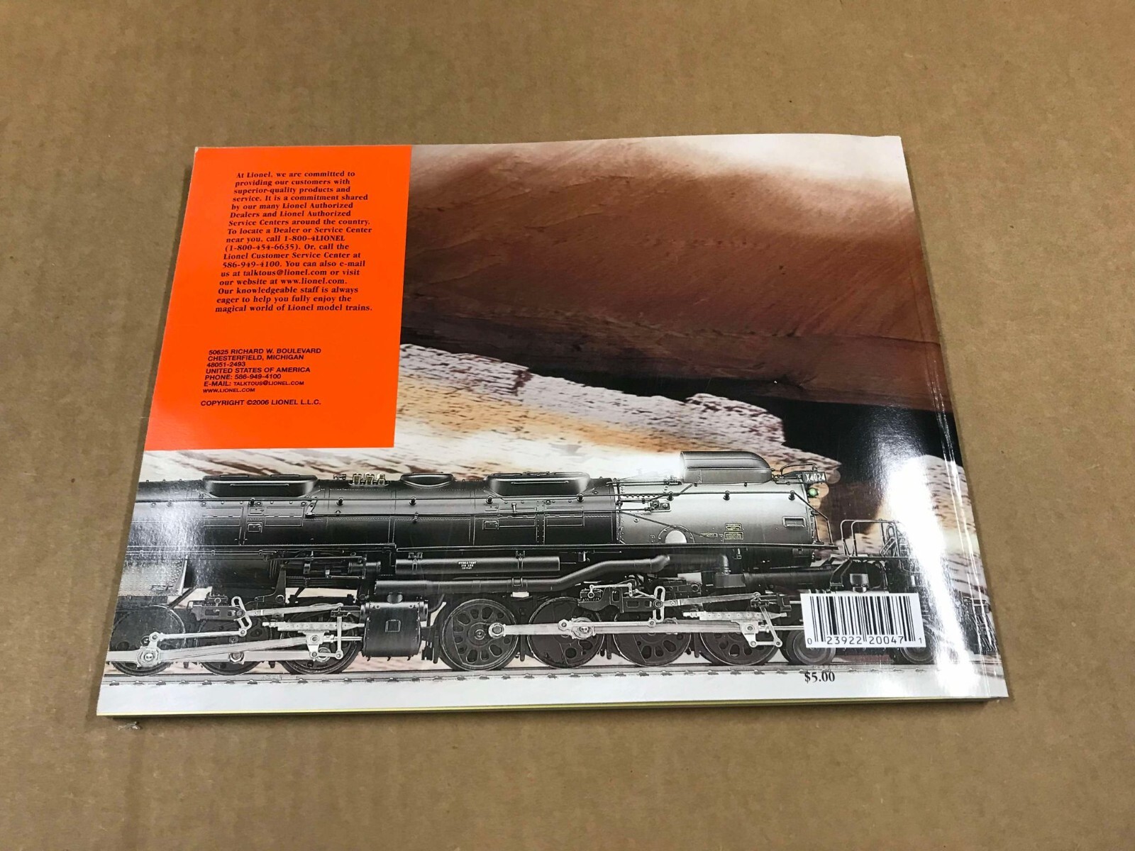 2006 Lionel Train Catalog Volume 2 - 184 Pages