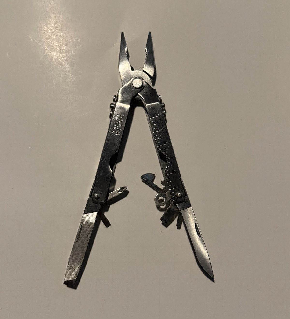 Vintage Carolina Knife & Tool Stainless Steel Multi Tool w/ Sheath Near Mint