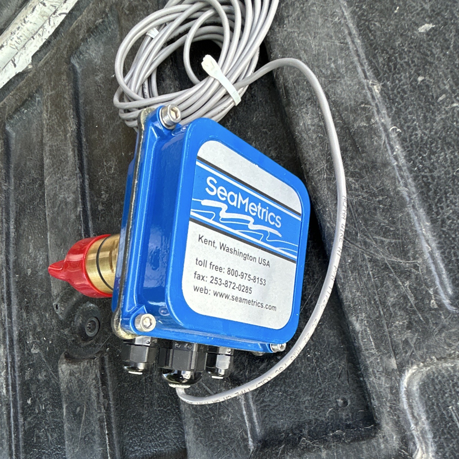 Seametrics IP81-B Insertion Paddlewheel Flow Sensor Water Flow Meter w/ Cable