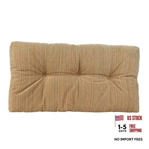 The Gripper Non-Slip Tufted Bench Cushion for 27 Inches Chenille Natural