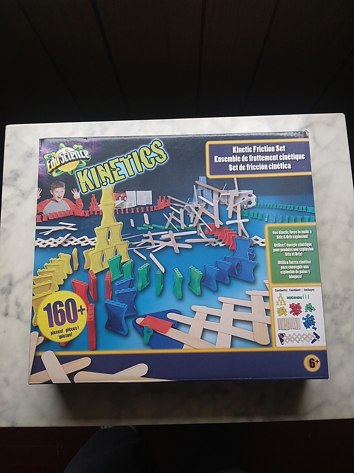 EduScience Kinetics Friction Set 160+ Pieces New In Box Ages 6 and Up