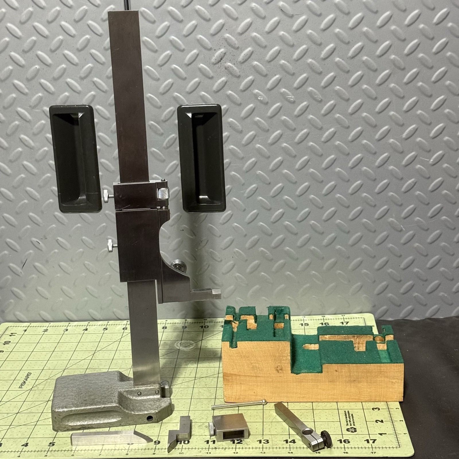 0-10" Stainless Hardened Vernier Height Gage For Scribing+ Extra Parts (See Pics