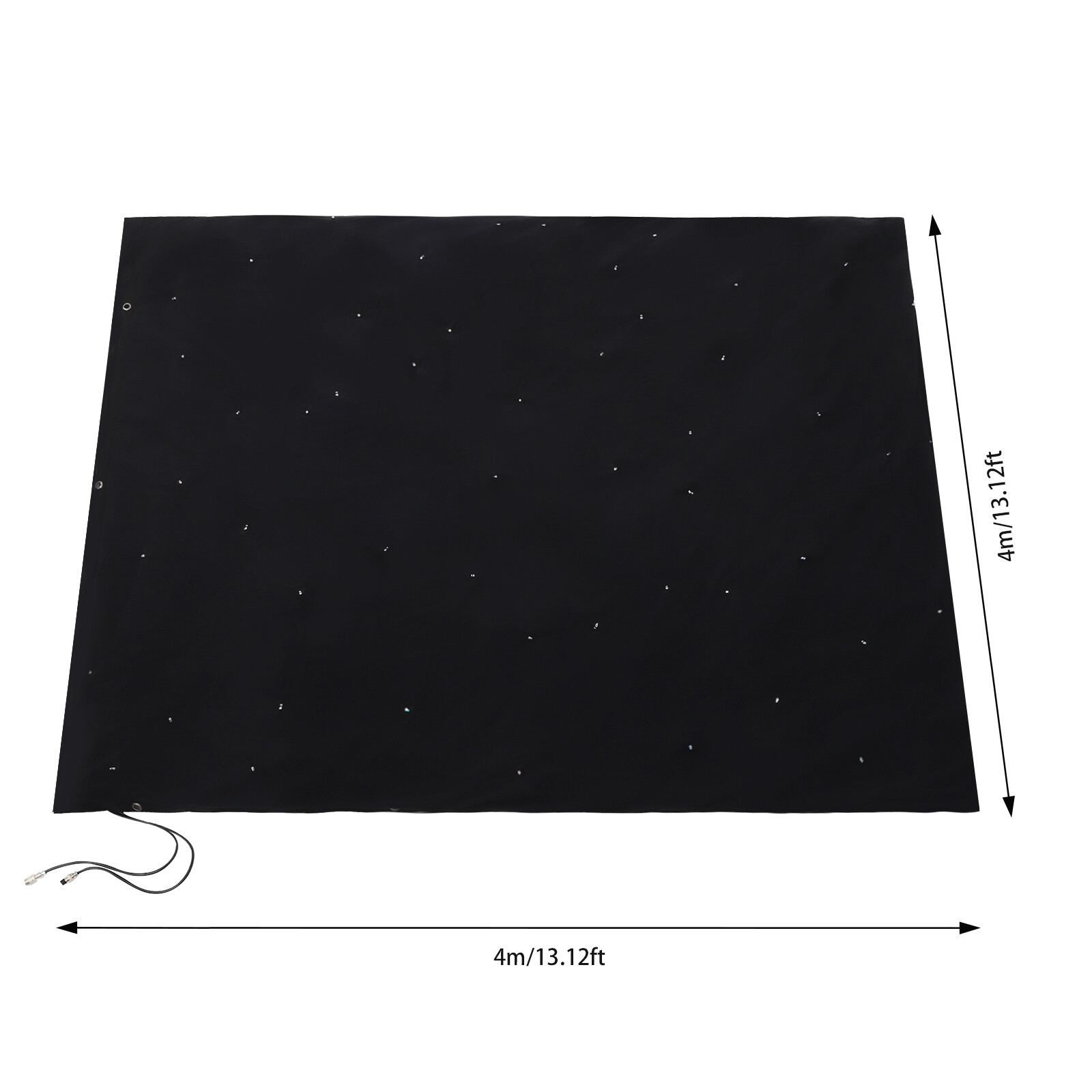 LED Stage Star Sky Background Stage Backdrop Curtain Wall Mounted w/ Controller