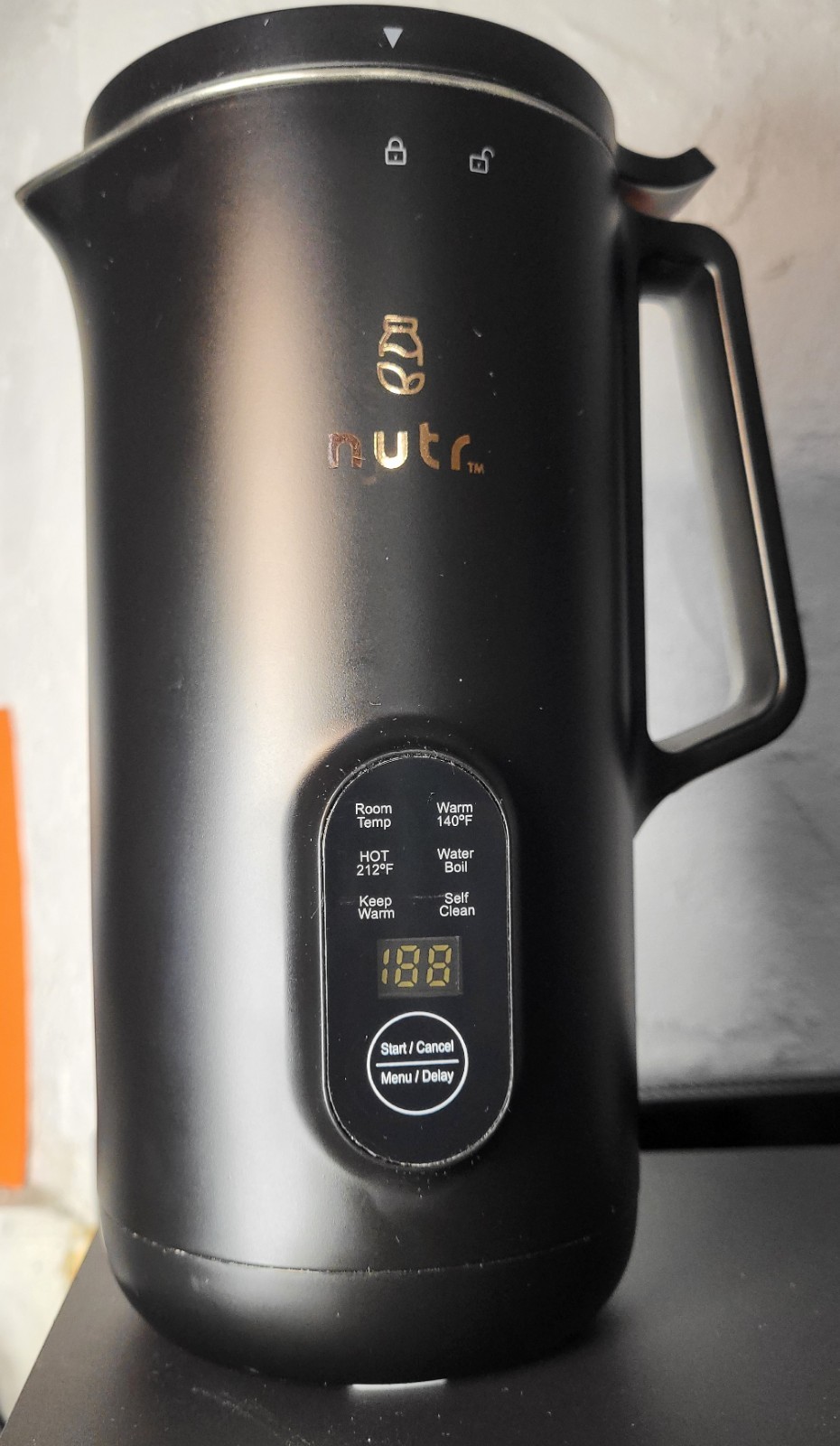 Nutr Machine - Automatic Nut Milk Maker | Black