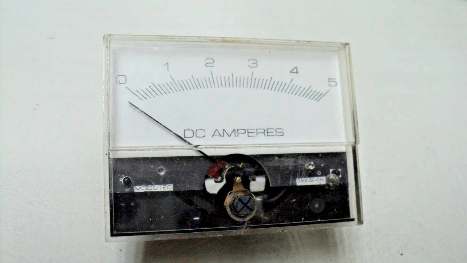 Modutec 5Amp Analog Meter 930032-015 FS=50ua(?)