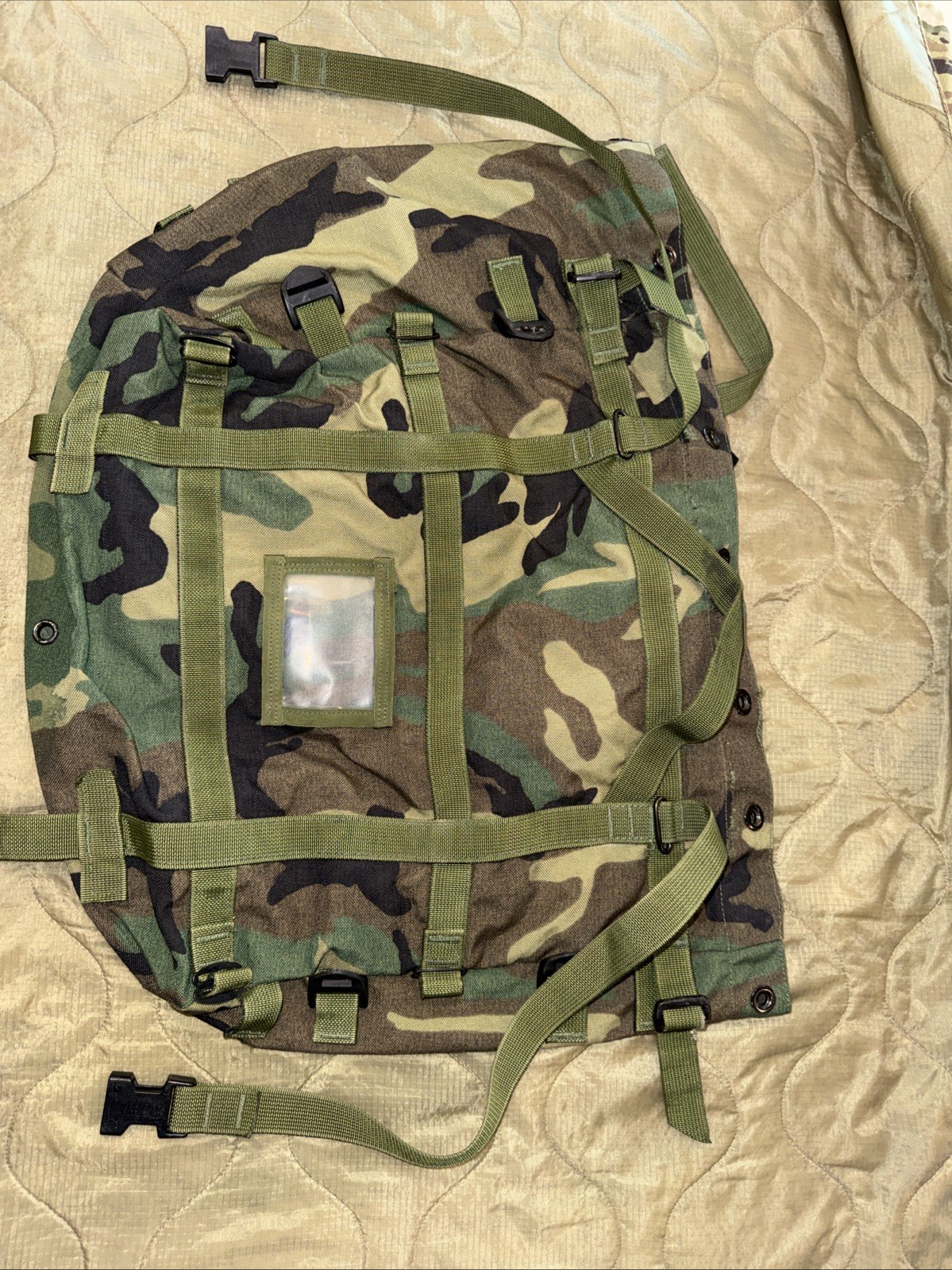 USGI M81 Woodland Camo MOLLE II Large Main Pack Rucksack Bag Damaged