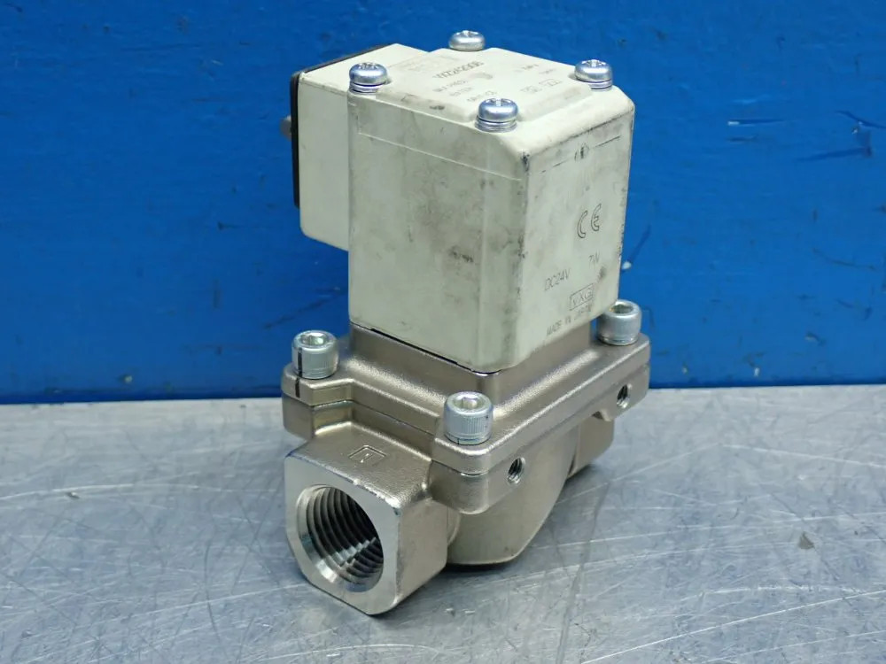 SMC 2-PORT SOLENOID VALVE VXZ242GGB
