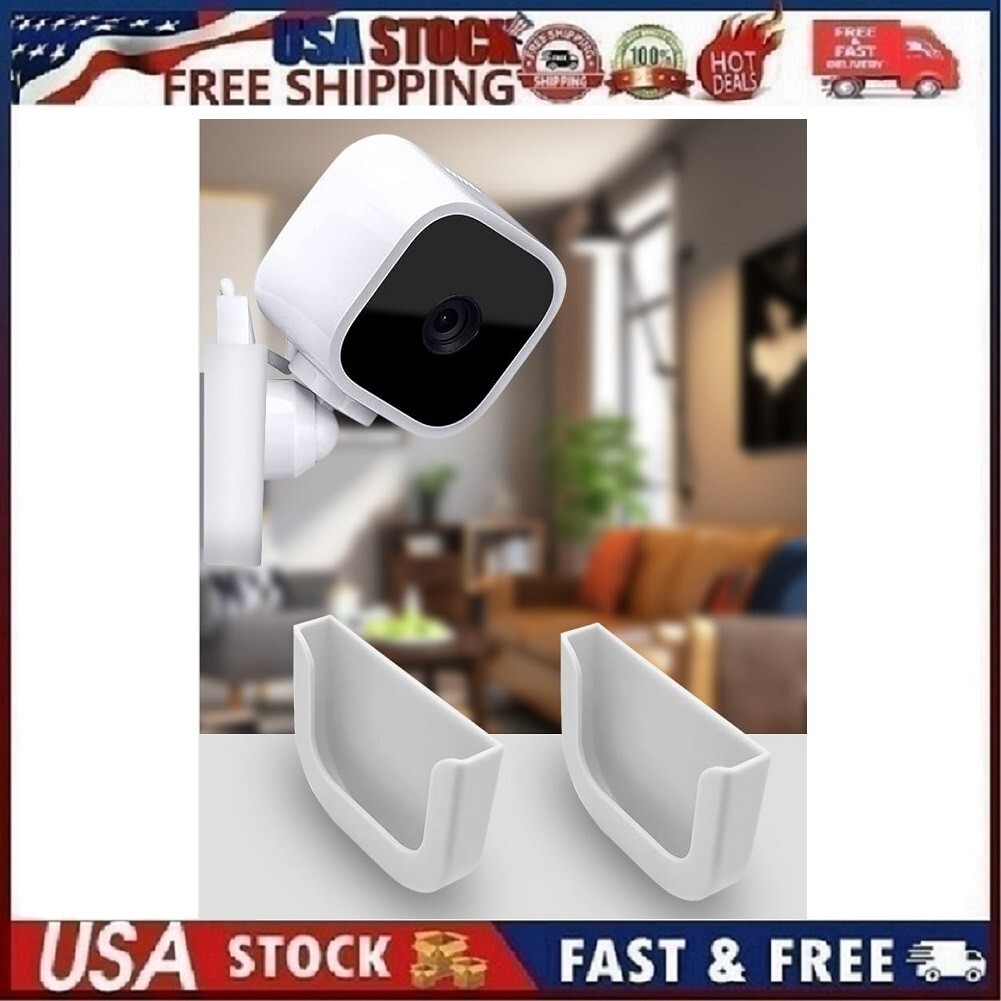 2 Blink Mini Camera Adhesive Wall Mounts Bracket Strong Adhesive Durable Mounts