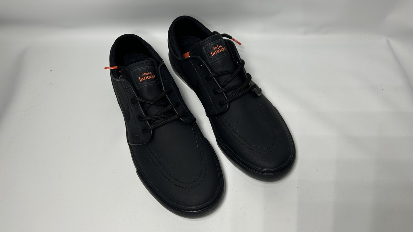 [TARIFF-FREE] Nike SB Janoski OG+ ISO Triple Black Mens Sz 10-10.5-11-12 Leather
