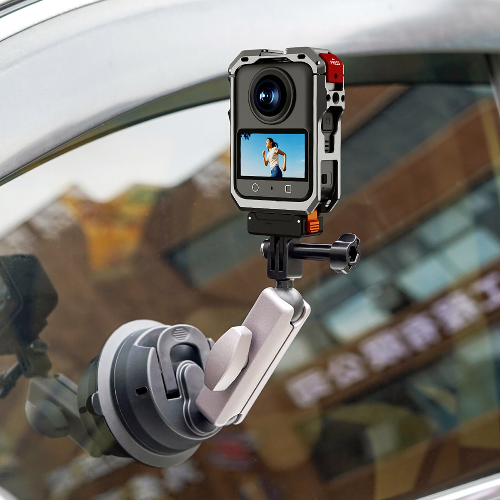 Good Quality For DJI Osmo 360 Camera Metal Rabbit Cage Frame Case+Lens Cover