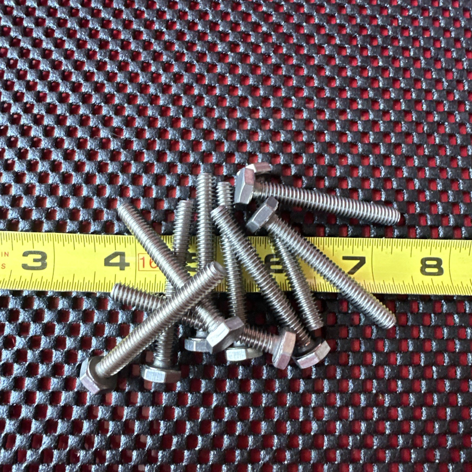 1/4-20 x 2” Hex Head Bolts Grade 2 Titanium (pack of 10)