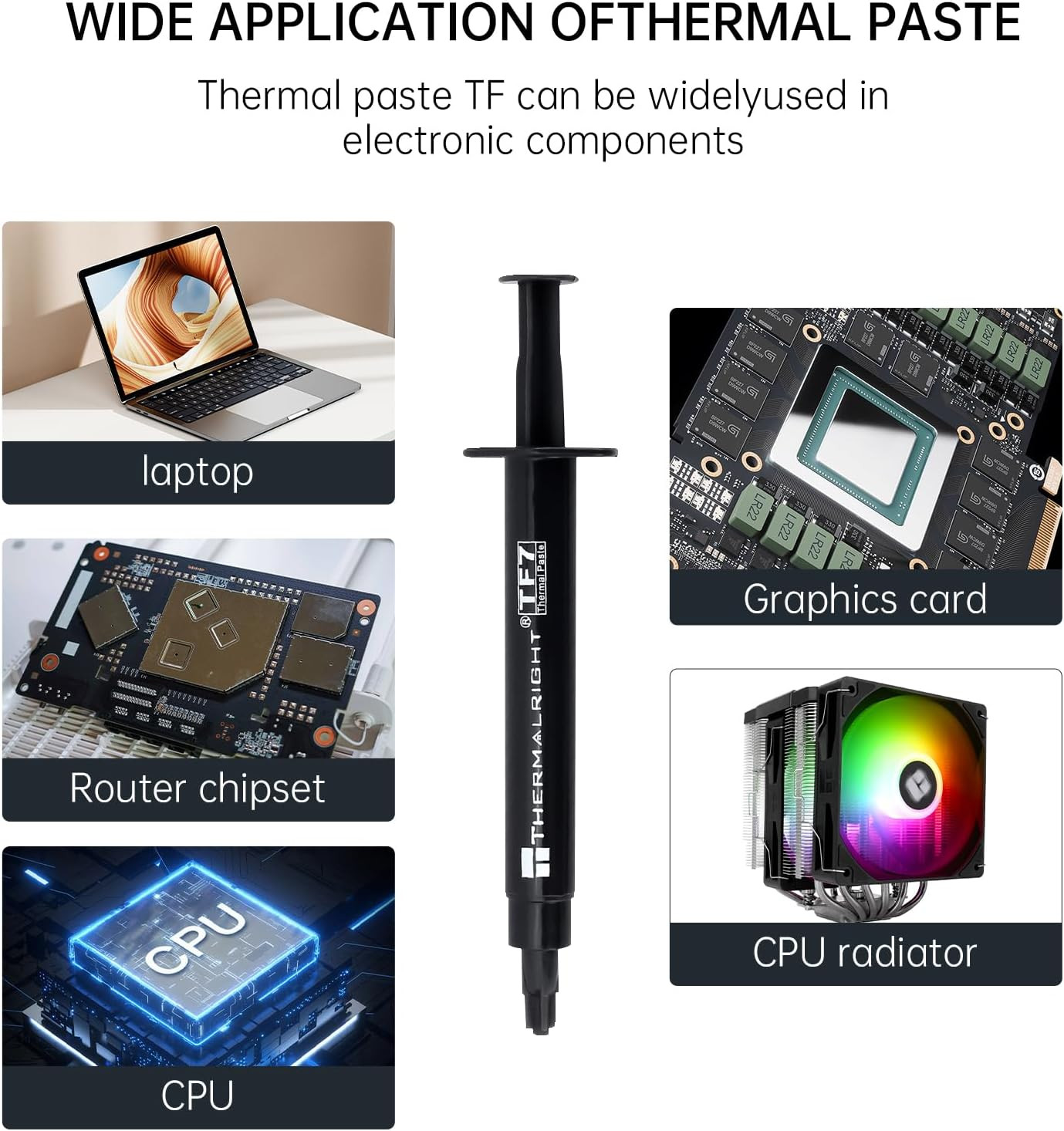 TF7 Thermal Paste - 12.8W/M.K Heatsink Compound 2 Gram | High Durability | fo...