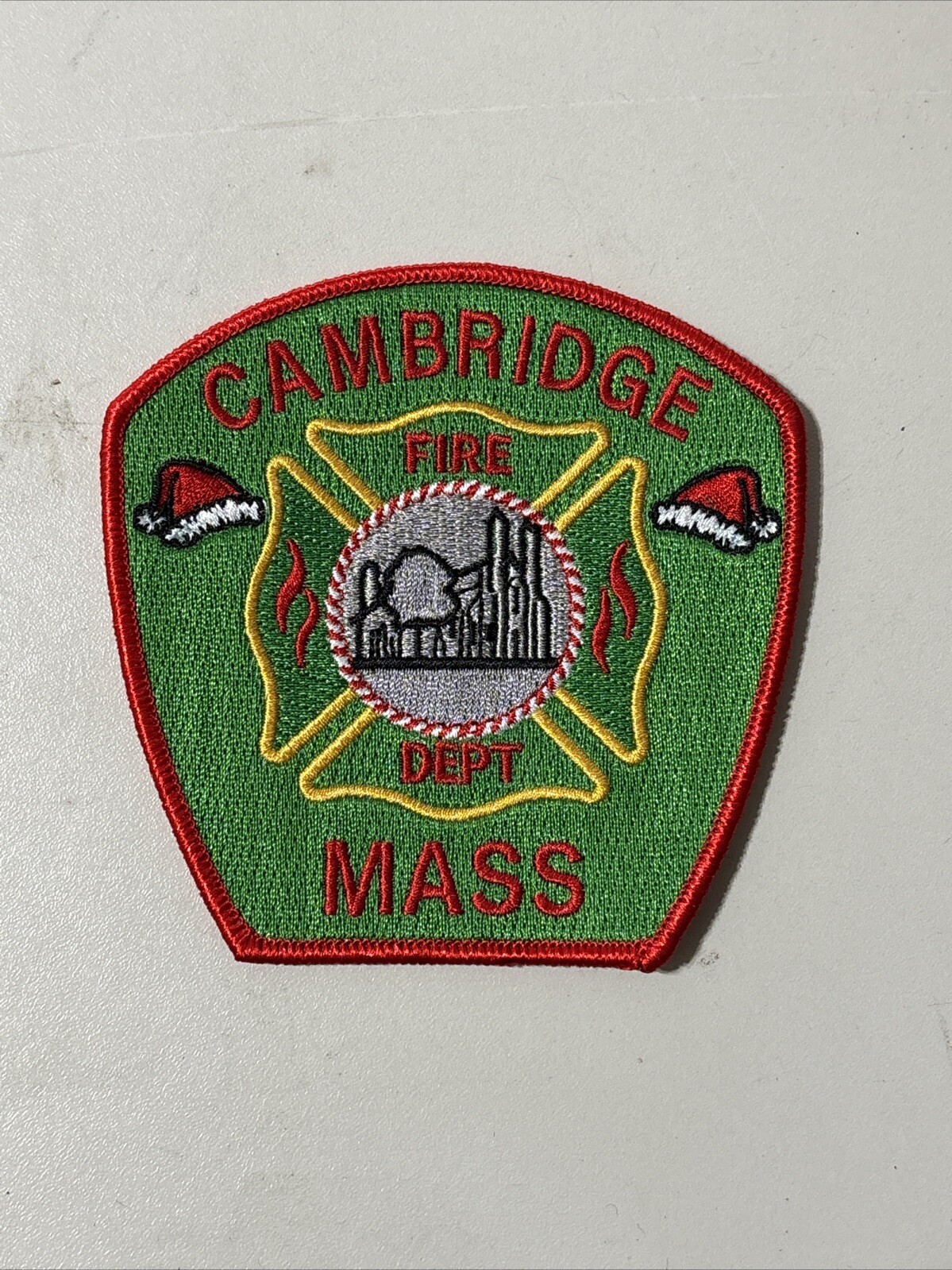 Cambridge Fire Christmas Patch