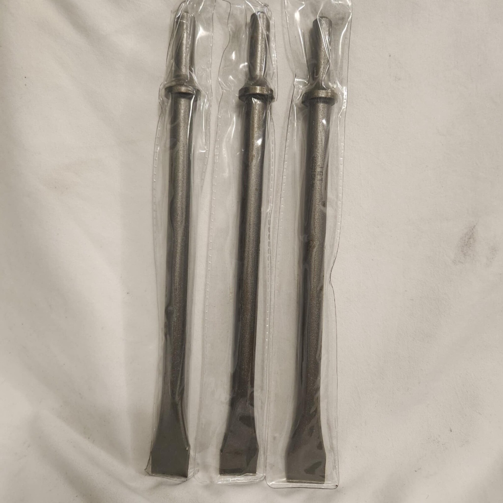 Jet Tools Lot of 3 No. 810 Flat Air Hammer Chisels NEW