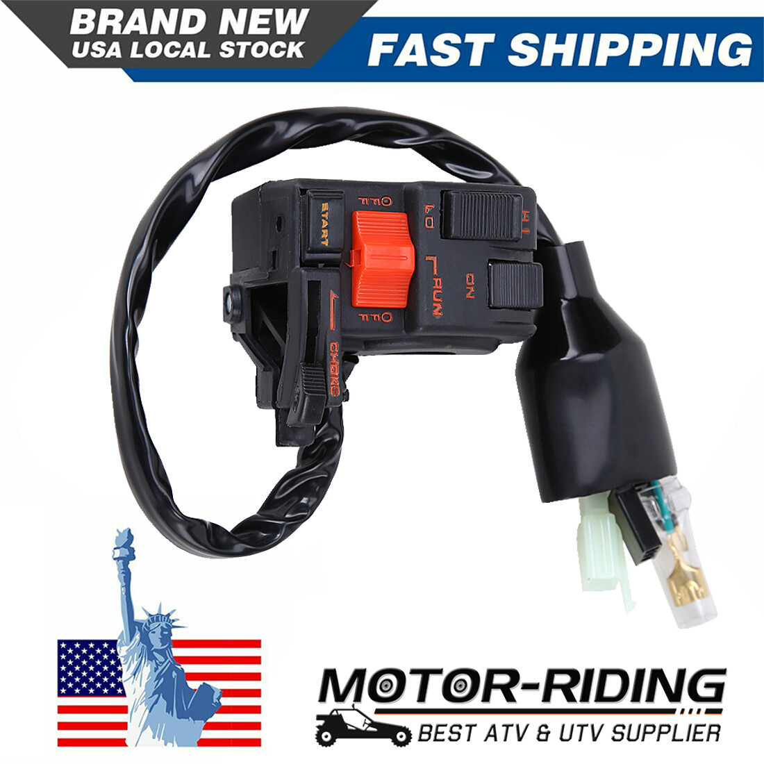 for Honda ATC250 ATC250SX 1985 1986 1987 Left Handlebar Switch Start Stop Kill
