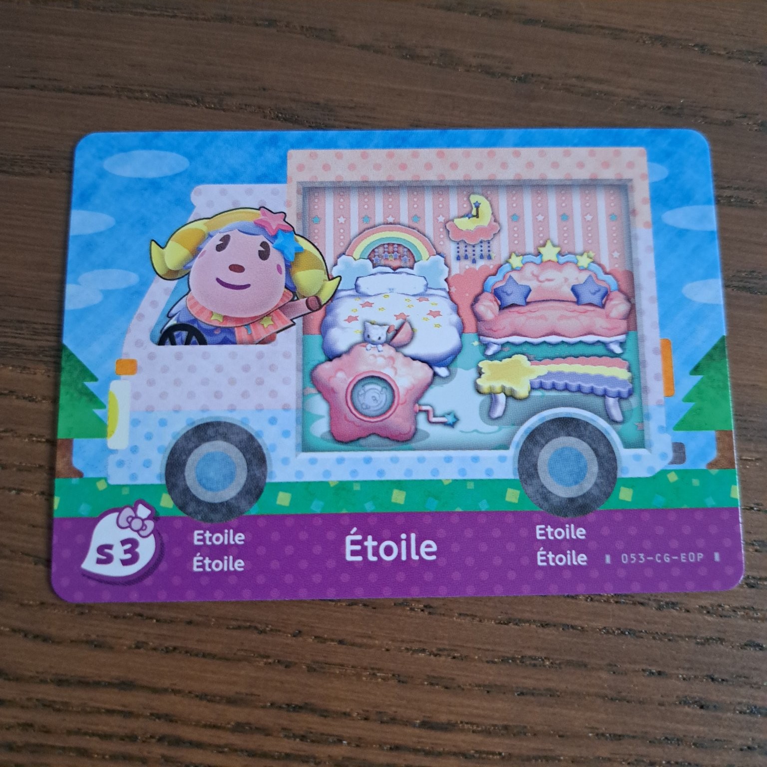 Nintendo Animal Crossing Welcome amiibo Etoile Sanrio S3 Card NVL-101