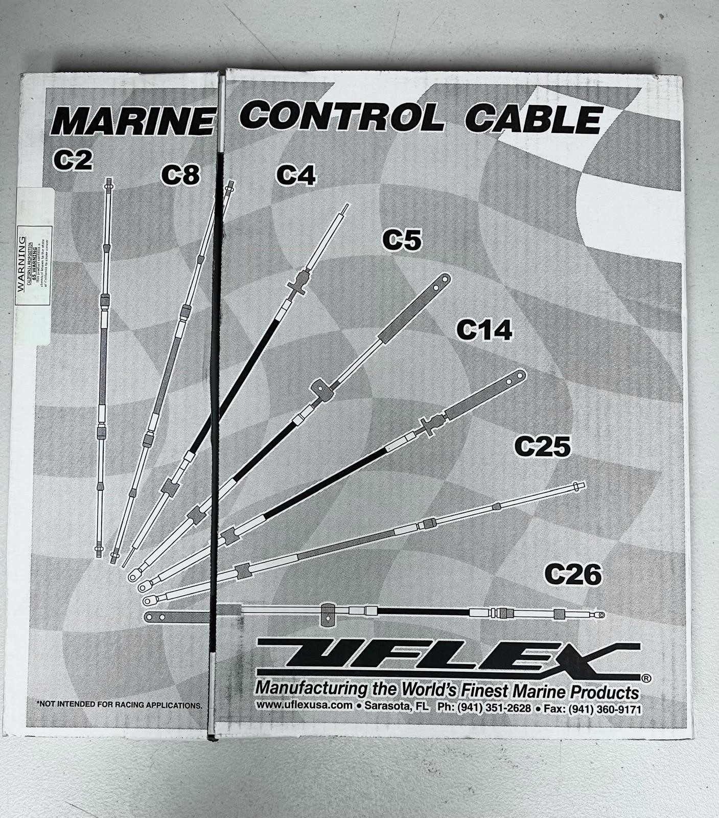 Uflex C5X30 30-feet control cable Mercury and MerCruiser throttle and shift